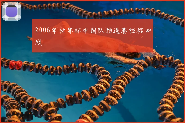 2006年世界杯中国队预选赛征程回顾