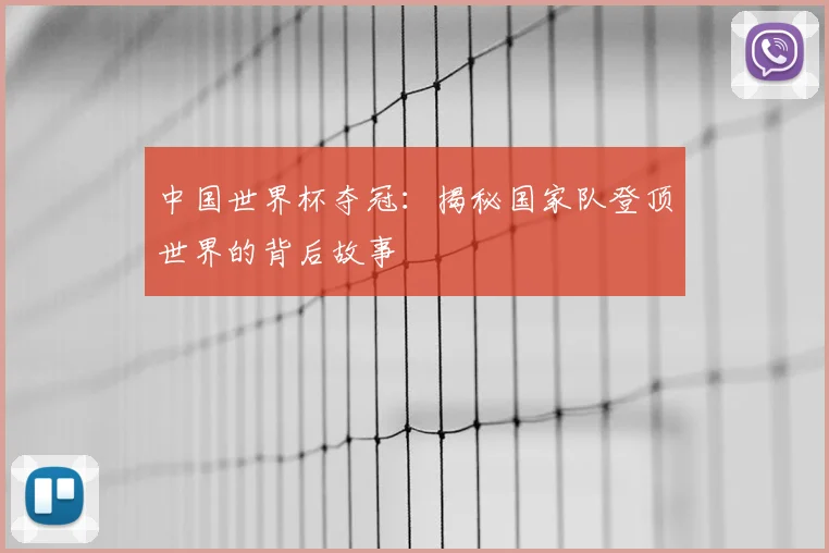 中国世界杯夺冠：揭秘国家队登顶世界的背后故事